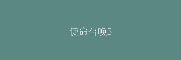 使命召唤5