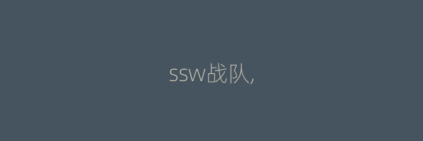 ssw战队,